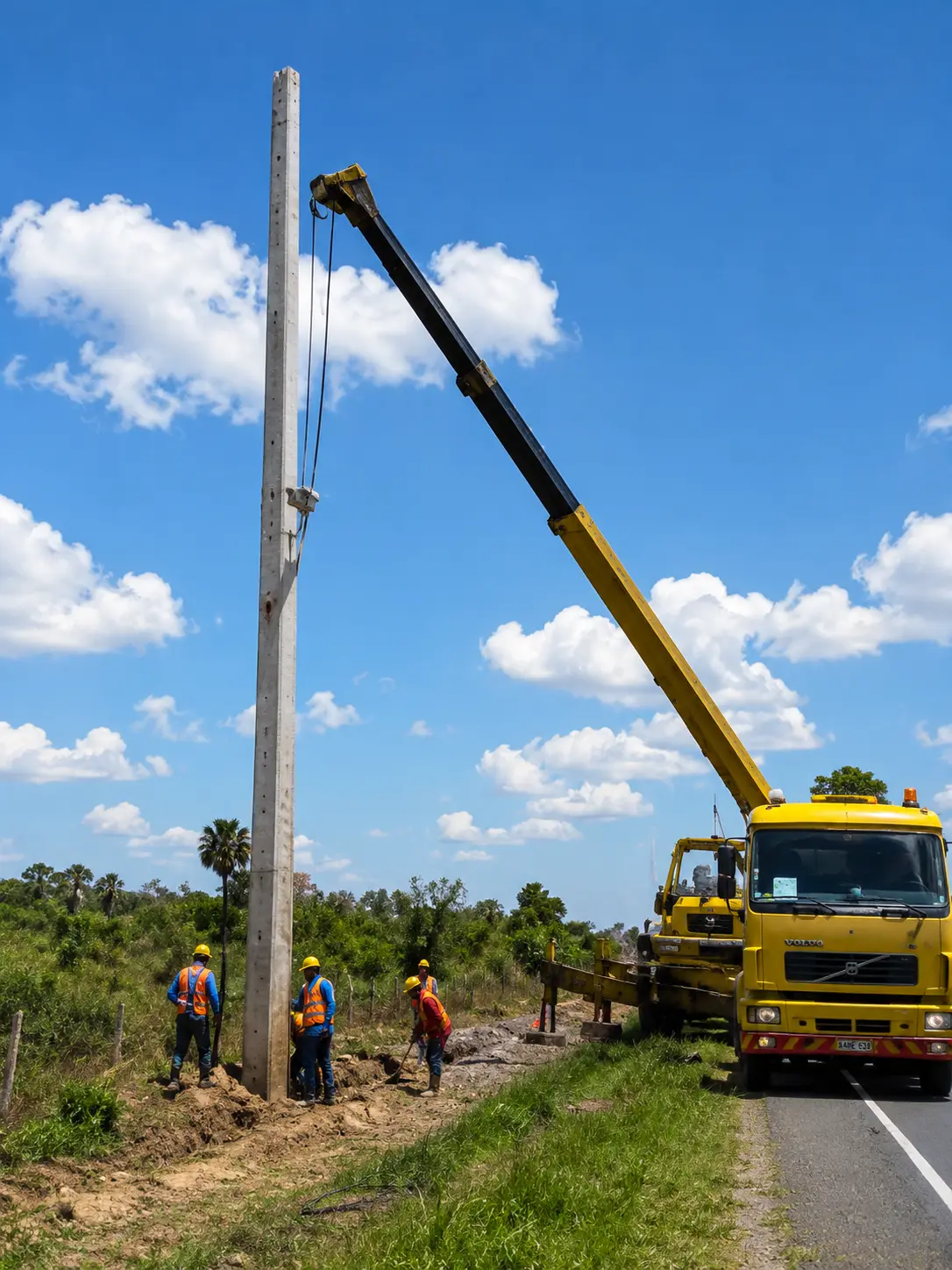 Línea de transmisión 66kV, Paraguay